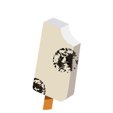 Paleta sabor galleta